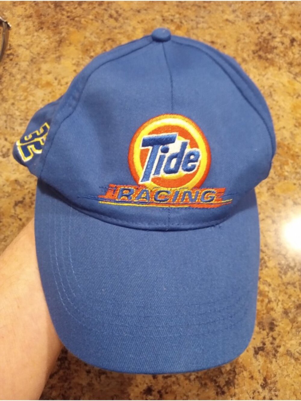 Tide Racing Downy Ricky Craven #32 Snapback Hat Cap Blue Adjustable NASCAR